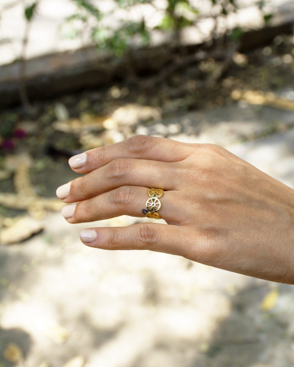 Golden Bloom Ring - Image 2
