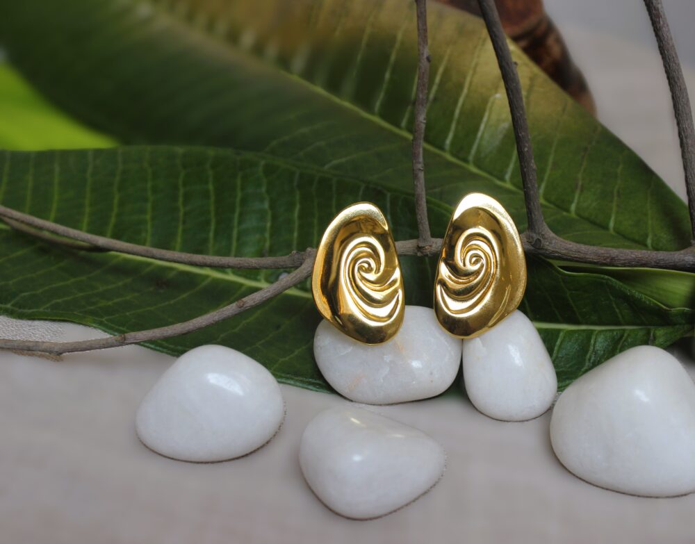Abstract Foil Earrings