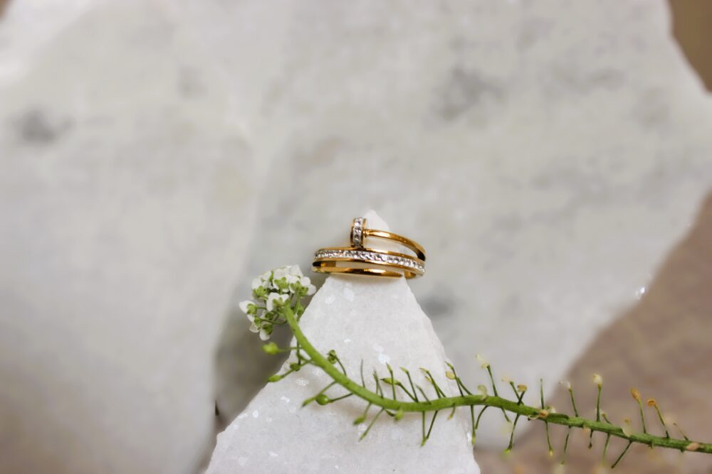 Studded Nail Ring