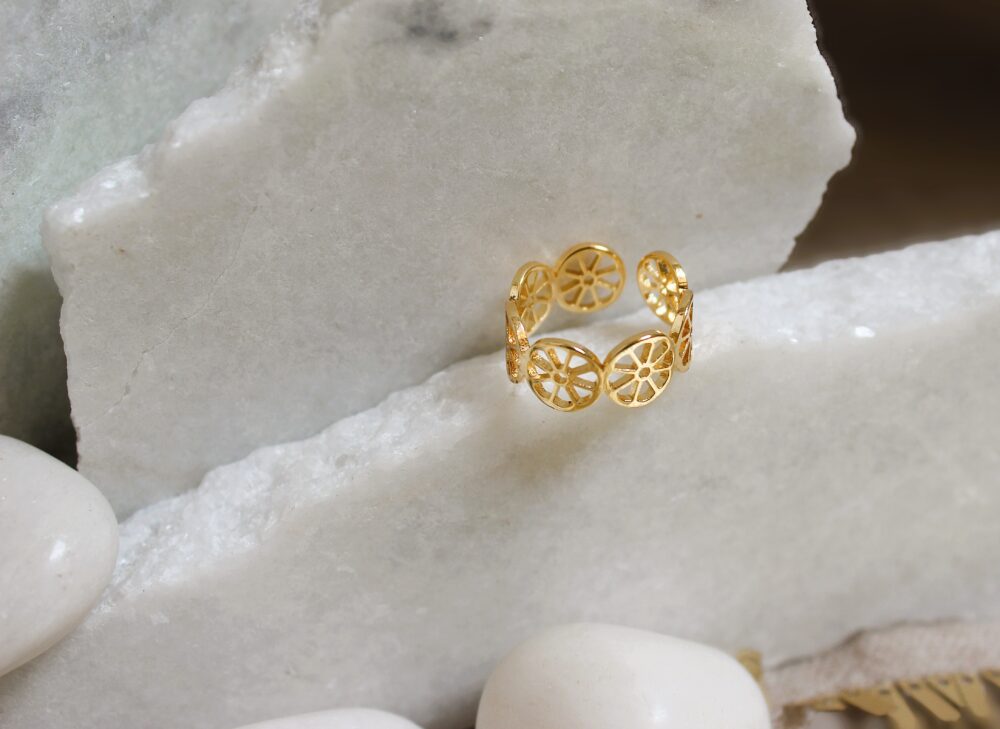 Golden Bloom Ring