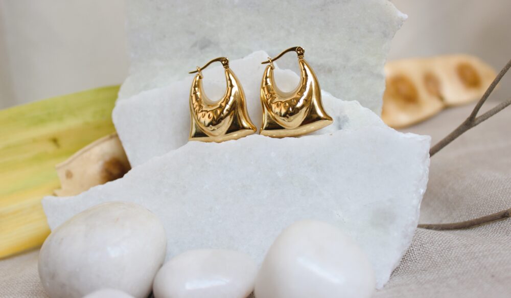 Bold arc hoops - Image 2