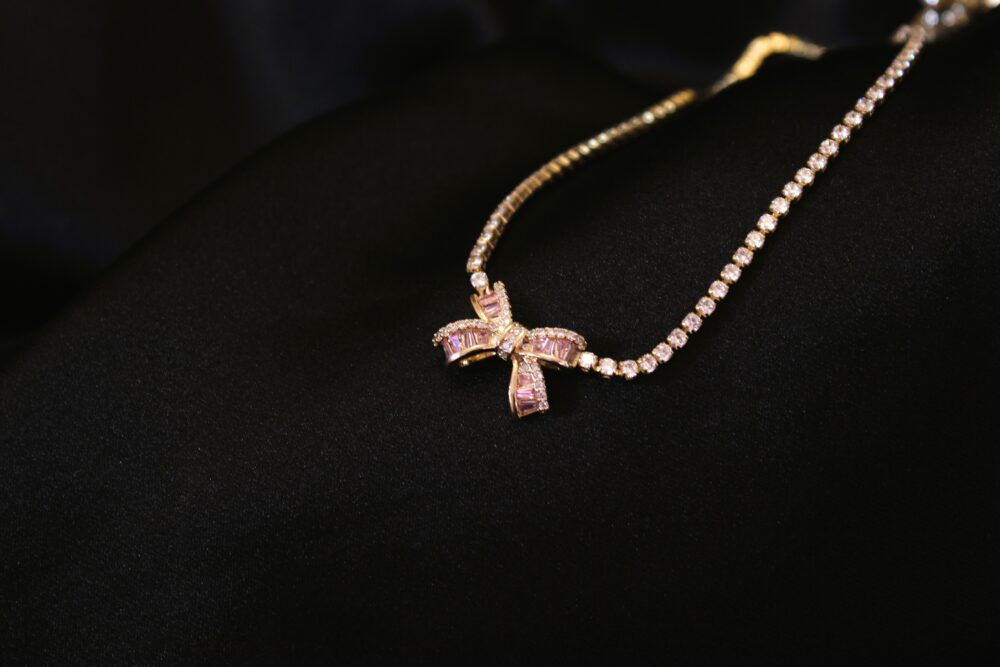 Tennis Bow Necklace